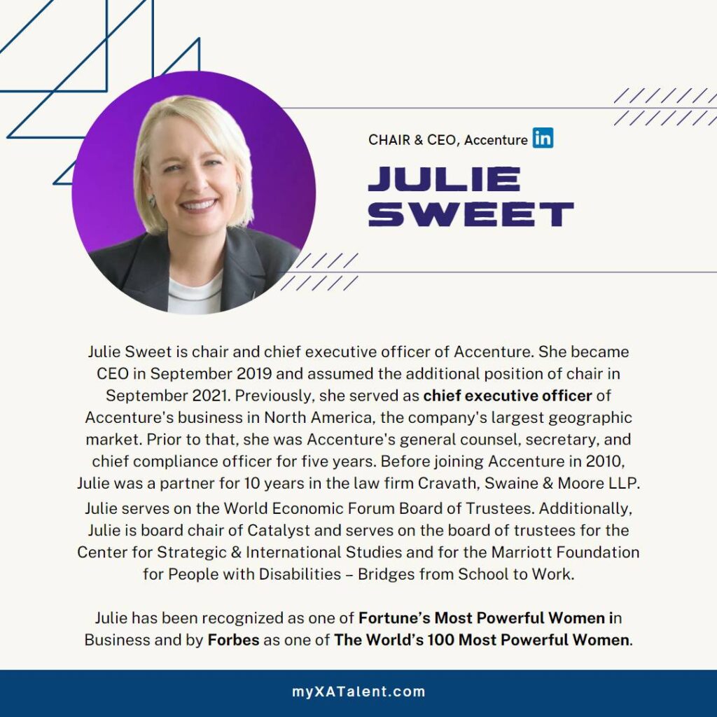 Julie Sweet, Accenture